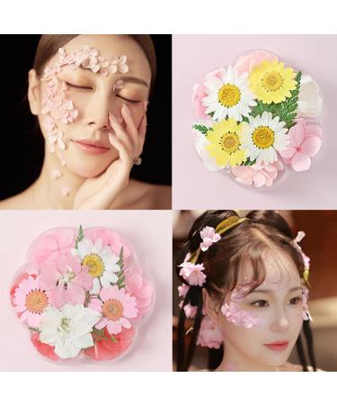18 Types of Face Flower Body Charms for Women - DIY Makeup & Festival Accessories | Bridal Photography Set - Buy Online on GoSupps.com