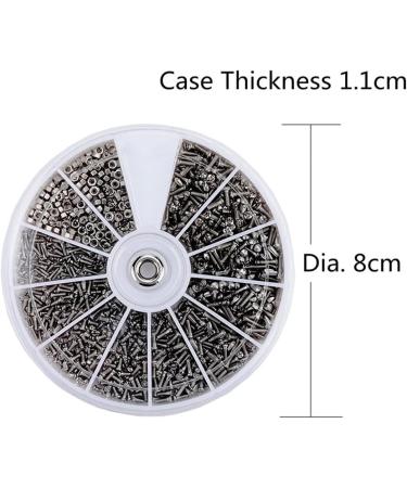 YARNOW Glasses Repair Kit - 1200 Pcs Stainless Steel Tool for Eyeglasses & Watches - Ideal for Quick Repairs - Buy Online on GoSupps.com