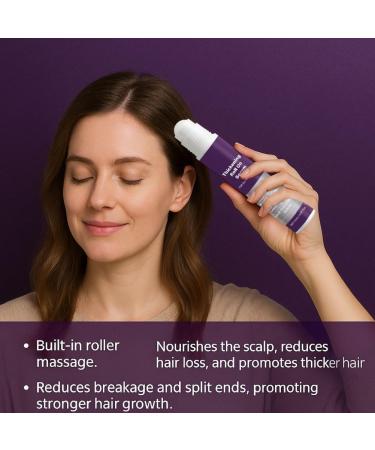 2PCS Roll On Hair Growth Serum for Thickening Scalp Care Treatment to Strengthen Hair & Boost Volume For All Scalp Types 15ML - Buy Online on GoSupps.com