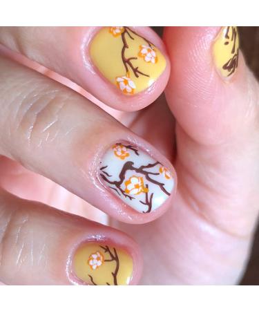 Alexnailart Chinese Style Plum Flower Nail Art Stamping Template (CN006) - Buy Online on GoSupps.com