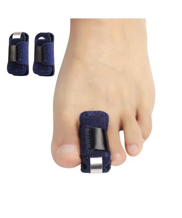Scurnhau Toe Splint Toe Straightener Hammer Toe Corrector for Women and Men Toe Brace for Crooked Toe Mallet Toe Bent Toe Claw Toe Toe Wrap to Align and Support Broken Toe 1 pair S/M