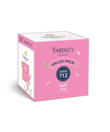 Yardley London English Rose Luxury Soap 3100g - Premium Quality Luxury Bath Soap for Soft Skin | Buy Online - Buy Online on GoSupps.com