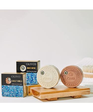 Buy OLIVOS Amulet Daphne Soap 100g - Natural Handmade Soap for Radiant Skin | International Shipping Available - Buy Online on GoSupps.com