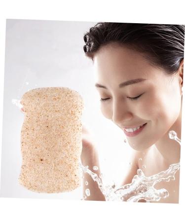 DOITOOL 1pc Bath Cotton Exfoliating Puff Portable Sponge Face Sponge Charcoal Crutch Handle Covers Glove Bath Sponge Wash Round Bath Sponges for Shower Facial Clean Gum - Buy Online on GoSupps.com