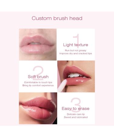  Fictory 2PCS Lip Plumping Gloss Long-Lasting Moisturizing Rose Petals Lip Plumping Filler for Women - Buy Online on GoSupps.com