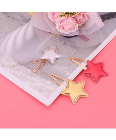 Beaupretty Star Hairpin | 10 Reversible Sequins Hair Clips for Toddlers & Children - Glittery Golden Silver Pink & Purple Hair Accessories - Buy Online on GoSupps.com