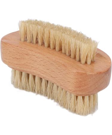Nail Brush Wooden Toe and Fingernail Brush Double Sided Fingernail and Toenail Cleaning Brush for Men and Women - Buy Online on GoSupps.com