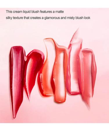 Smooth Cream Blush Makeup Creamy Liquid Blush for Cheeks Burden-free long-wearing smudge-proof natural-looking glossy finish (04) - Buy Online on GoSupps.com