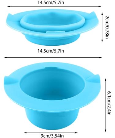 Fanelod Silicone Wax Heating Inserts | Reusable Non-Stick Wax Shells for Hair Removal | Blue Silicone Wax Warmer Accessories - Buy Online on GoSupps.com
