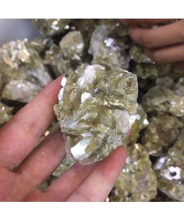 Crystal Natural Rough Golden Mica Crystal Cluster Yellow Mica Ore Specimen Raw Rock Stone JZIGTDEM - Buy Online on GoSupps.com