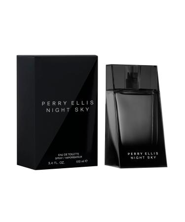 Perry Ellis Night Sky - Men's Cologne - 3.4 fl oz Eau de Toilette - bergamot anise pear fig geranium lavender fir balsam vanilla vetiver sandalwood - Buy Online on GoSupps.com