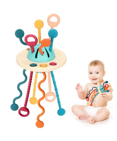 Montessori toys for baby from 1 year baby train cord activity toys baby multi -sensory activity toys fine motor skills baby toys educational toys for toddlers