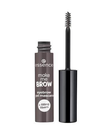 Essence Make Me Brow Eyebrow Gel Mascara No. 04 Ashy Brows - Vegan Fibers for Defining Brown Eyebrows (3.8ml) - Buy Online on GoSupps.com