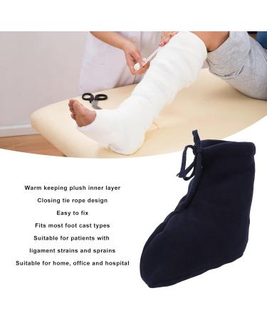 Plaster Sock for Men & Women - Soft Fleece Thick Foot Warmer for Swollen Feet - Adjustable Plaster Cover (XL) - Perfect for Autumn & Winter - Buy Online on GoSupps.com