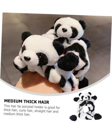 minkissy Panda Hair Band Cute Animal Scrunchies Hairbands for Womens Hair Girls Hair Ties Panda Doll Hair Rope Towel Microfiber Scrunchie Hair Ties for Women Lace up Ponytail Women's Cloth - Buy Online on GoSupps.com