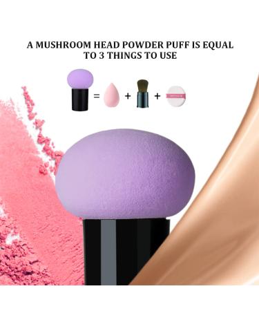 Fercaish 8-Piece Mushroom Powder Tasting Set - Versatile Makeup Sponges for Foundation Concealer & Powder - Wet & Dry Beauty Tools - International Shipping Available - Buy Online on GoSupps.com