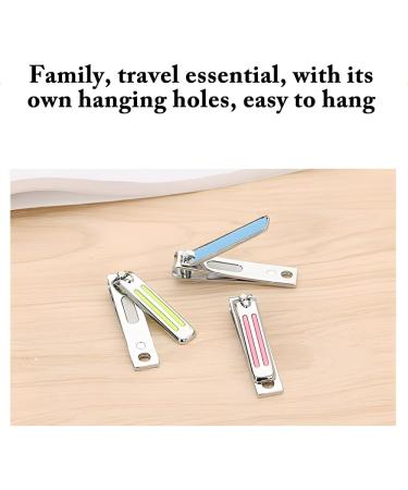 Portable Nail Clippers 1 Set Fashionable Design with Nail File Home Travel Universal Models Practical Tools - Buy Online on GoSupps.com