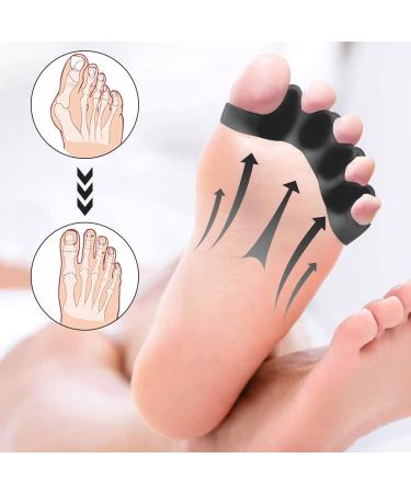 8x Silicone Toe Spreader for Hallux Valgus & Bunion Correction - Gel Separator for All Toes & Hammer Toe Relief - Buy Online on GoSupps.com
