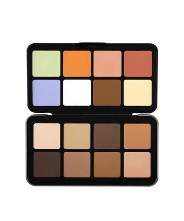 16 Colors Concealer Makeup Palette - Professional Full Coverage Makeup Palette - Contouring Foundation - Correcting and Concealing Blemishes, Redness
