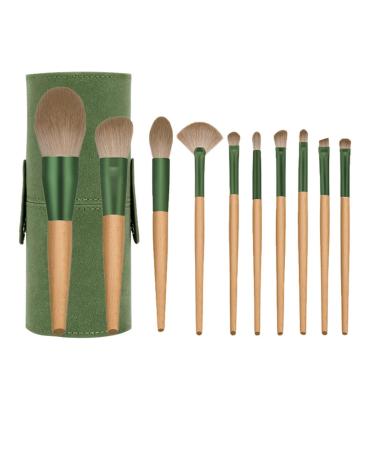 10-piece Makeup Brushes With Brush Bag Soft Fluffy Brush Makeup Brush Set Makeup Tools for Beginners Makeup Brush Set (Color : B)