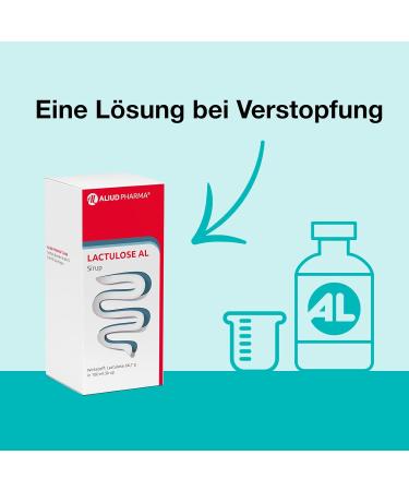 ALIUD PHARMA Lactulose AL Syrup 200 ml - Effective Osmotic Laxative for Constipation Relief | International Shipping Available - Buy Online on GoSupps.com