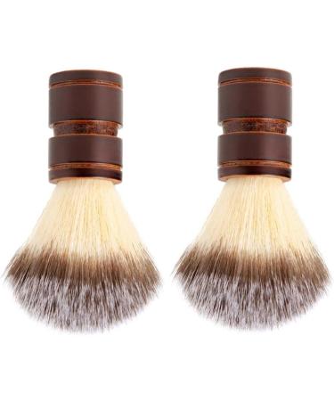 Xiaojikuaipao Luxurious Soft Men's Rasis Brush Set - 2-Part Nylon Hair Wooden Handle for Perfect Wet Shaving & Beard Care | Professional Hair Salon Care & Travel-Friendly - Buy Online on GoSupps.com