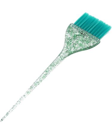Glitter Handle Hair Dye Brush Hair Coloring Tool with Long Handle Material Pearly Lustre Handle for Beauty Salon and Hair Salon (Green) - Buy Online on GoSupps.com