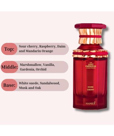 Hamidi The Lost Paradise Collection Divine Cherry for Unisex Eau de Parfum Spray 3.4 Ounce - Buy Online on GoSupps.com