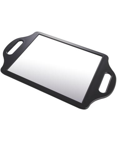 Kobe Regent Street - Professional Hairdresser's Two-Handled Salon Back held Mirror ideal for home or salon use lightweight and easy to hold and store Ideal hand held mirror.