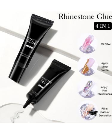 Rhinestone Glue | Strong Nail Gel 15ml | Beauty Supplies Care Nail Polish Party Wedding Spa Salon Holiday - Home Crafts DIY - Buy Online on GoSupps.com