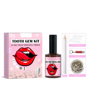 Dyceittdia Tooth Gemstone Set Tooth Crystal Kit Teeth Gems Kit Tooth Jewelry Set With Glue For Teeth (#1)