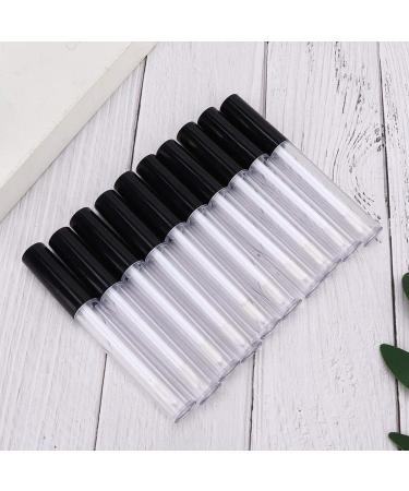High-Quality Refillable Lip Gloss Tubes - 10 x 2.5ml DIY Black & Pink Containers | Empty Lip Balm Bottles for Makeup - Buy Online on GoSupps.com