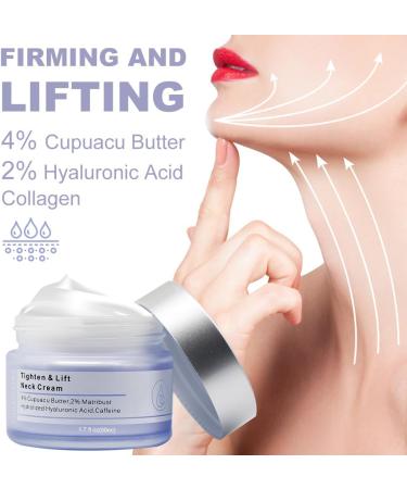 HASAIKA Firming and Lifting Neck Cream Neck Firming Cream that Smoothes Fine Lines and Improves the Appearance of Loose Sagging Skin (50ml) - Buy Online on GoSupps.com