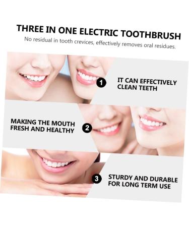 Shop Homsfou Electric Toothbrush & Dental Floss Set - USB Automatic Cleaning Brush for Kids | Durable ABS Design - Buy Online on GoSupps.com