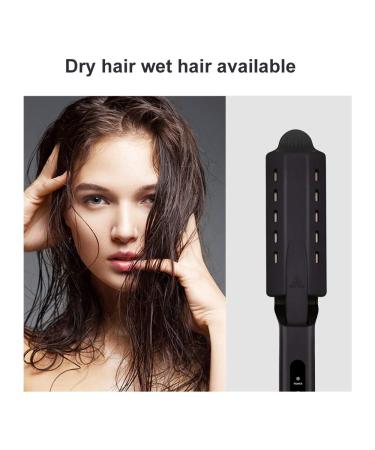 Professional Hair Straightener & Curler - Ceramic Tourmaline Ionic Flat Iron with Adjustable Temperatures | Frizz-Free Styling Tool for All Hair Types - Buy Online on GoSupps.com