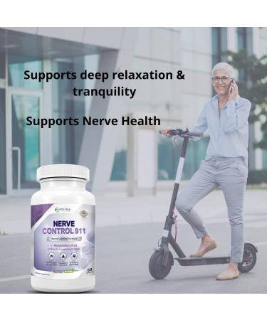 Nerve Control 911 - Natural Plant-Based Nerve Health Supplement (60 Capsules) - Buy Online on GoSupps.com