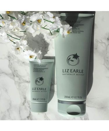 Liz Earle Cleanse And Polish Hot Cloth Cleanser Tube 200ml Plus 2 Pure Cotton Cloths A Moisturiser And Gentle Exfoliator For Instant Nourish Beautiful Skin - Buy Online on GoSupps.com