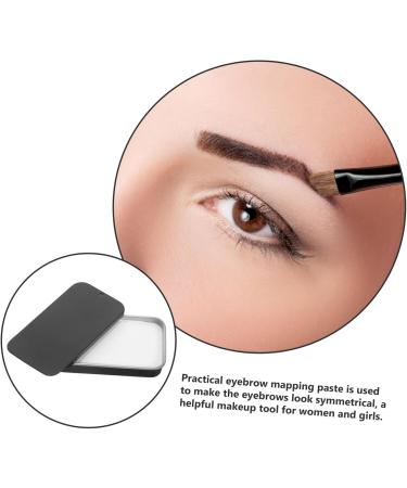 Didiseaon Eyebrow Facial Paint Positioning Cream Tools Aluminum Box Eyebrow Cream Miss Eyebrow Shape 1 count (Pack of 1) Black - Buy Online on GoSupps.com