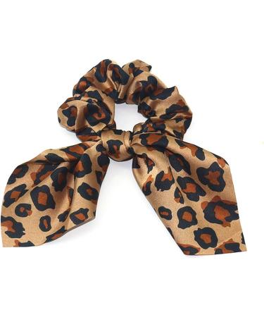 Fodattm Set of 4 Leopard Elastic Rabbit Ear Hair Scrunchies Hair Band Bowknot Hair Rope Ponytail Holder Hair Ties - Buy Online on GoSupps.com