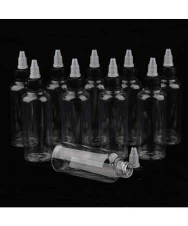 Pack of 10 100ml Empty Plastic Bottles with Twist Suit for Solvents Ink Liquid Painting - Buy Online on GoSupps.com