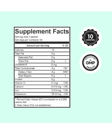 Migung365 Psyllium Husk Fiber Supplement - Digestive Health & Constipation Relief - 30 Packets - Buy Online on GoSupps.com