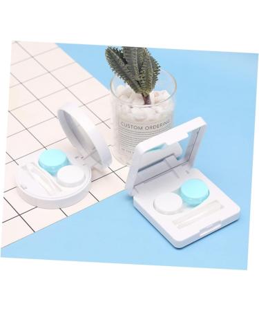 Homsfou Contact Lens Container Cleaning Case - Mini Eye Lens Holder & Applicator - Perfect Care Suite for Contact Lenses - International Shipping Available - Buy Online on GoSupps.com