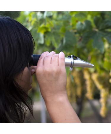 Buy XRClif Honey Refractometer with ATC - Portable Handheld LCD Display for Accurate Sugar Content Measurement (BRIX 58-92%) - Ideal for Honey Fruit Drinks & More - Buy Online on GoSupps.com