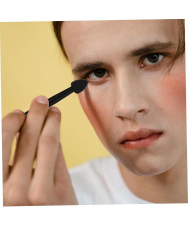 PLAFOPE 5pcs Silicone Eyeshadow Brush Cream Applicator Lip Balm Creamy Aluminum Cosmetic Eye Shadow Brush 13x1cm Black - Buy Online on GoSupps.com