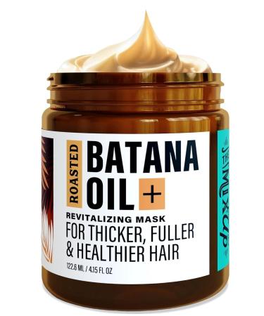Roasted Batana Oil + Nourishing Hair Mask - Get Fuller Healthier Hair - With Essential Oils & Botanicals - Hair Strength & Resilience