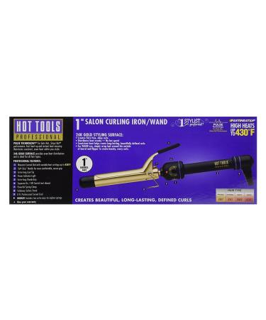 Hot Tools #1181 Spring Grip 1 Professional Curling Iron - Buy Online on GoSupps.com