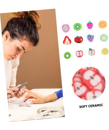 Healeved 7200 Pcs 12 Fruit Sliced nail Art Accessories Hair Dryer Brush Flower Decor Floral Decor Nail Resin Embellishments Nail Art Decorations Nail Fruit Manicure Decorative Sheet - Buy Online on GoSupps.com