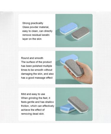 AUklOPVZZ 6pieces Non-Toxic and Odorless Foot Pumice Stone for Smooth Line and Round Edge Mild Foot Cleaning Quick Drying Blue - Buy Online on GoSupps.com
