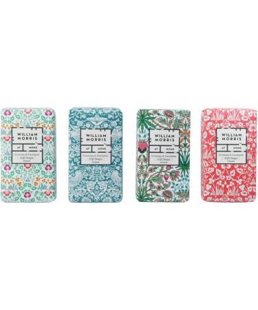 William Morris At Home Bergamot & Vetiver Guest Soaps - 4 x 50g - Buy Online on GoSupps.com