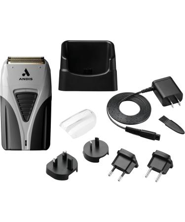 Andis 17260 TS-2 Pro Lithium Titanium Foil Shaver - Cordless Razor for Close Shave | International Shipping Available - Buy Online on GoSupps.com